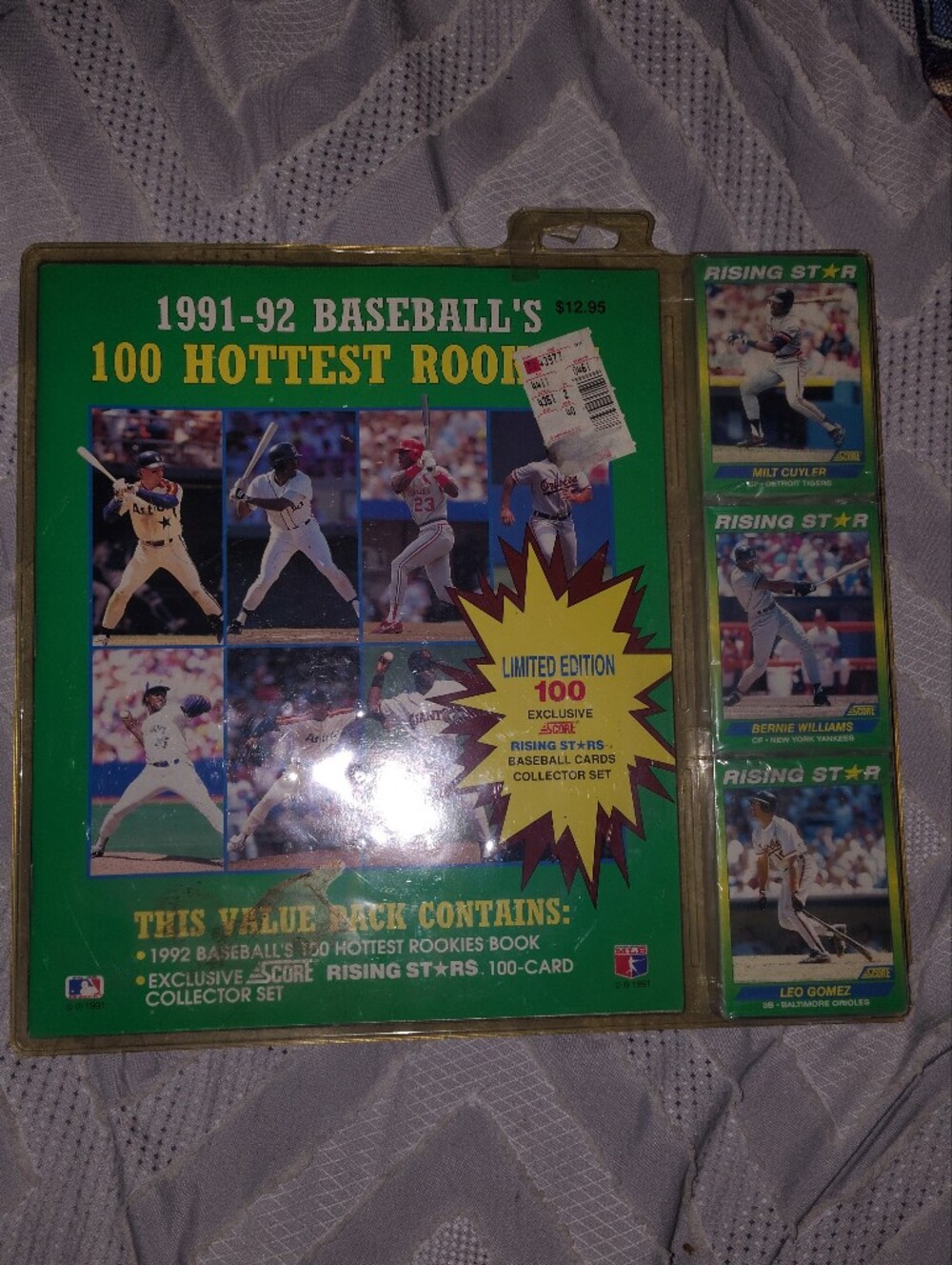 1989-1990 BASEBALL'S 100 HOTTEST ROOKIES BOOK W/100 CARD COLLECTOR SET ~SEALED~